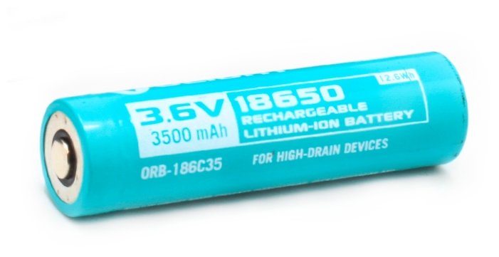 Аккумулятор 18650 Li-Ion 3500 мА·ч Olight MV-927284 (фото modal 1)