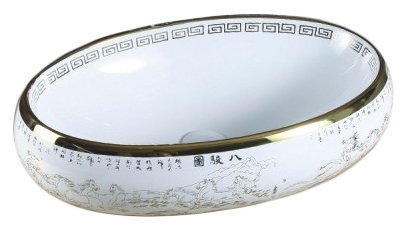 Раковина 59 см GID-ceramic NC472 (фото modal 1)