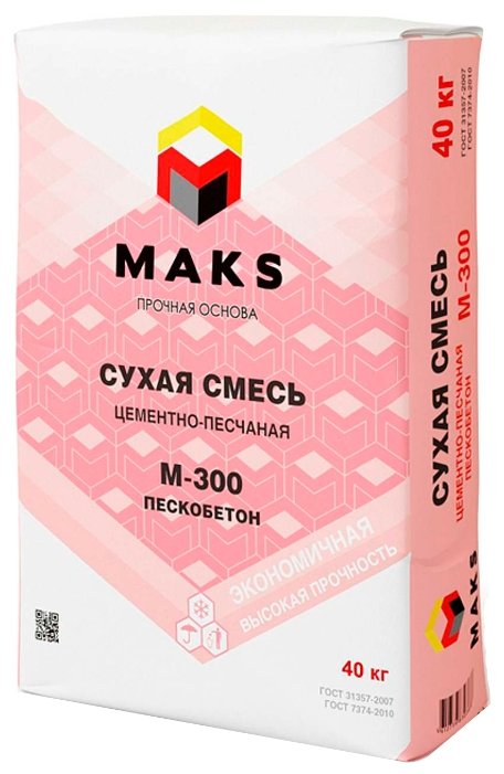 Пескобетон MAKS М-300, 40 кг (фото modal 1)