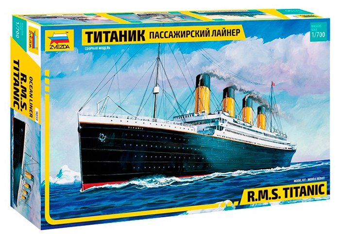 Сборная модель ZVEZDA Пассажирский лайнер Титаник (9059) 1:700 (фото modal 2)
