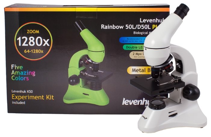 Микроскоп LEVENHUK Rainbow 50L PLUS (фото modal 64)