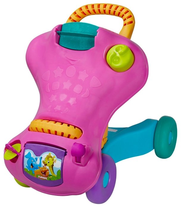 Каталка-игрушка Playskool Explore 'n Grow Step Start Walk 'n Ride (05545) со звуковыми эффектами (фото modal 4)
