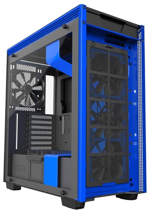 Компьютерный корпус NZXT H700i Black/blue (фото modal 9)