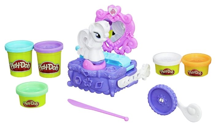 Масса для лепки Play-Doh Туалетный столик Рарити (B3400) (фото modal 2)
