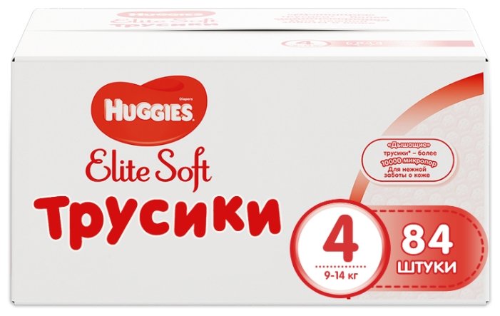 Huggies Elite Soft трусики 4 (9-14 кг) 84 шт. (фото modal 1)