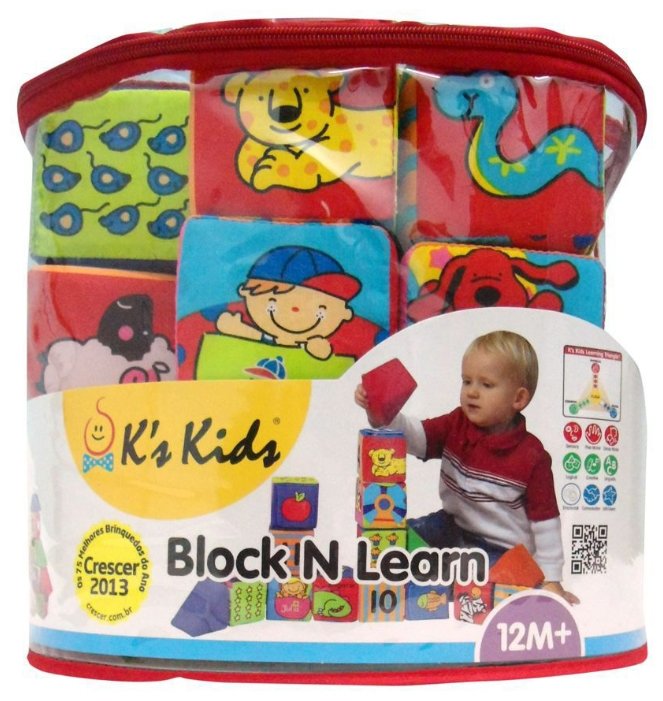 Кубики-пазлы K's Kids Block N Learn (фото modal 1)