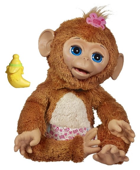 Интерактивная мягкая игрушка FurReal Friends Смешливая обезьянка (фото modal 1)