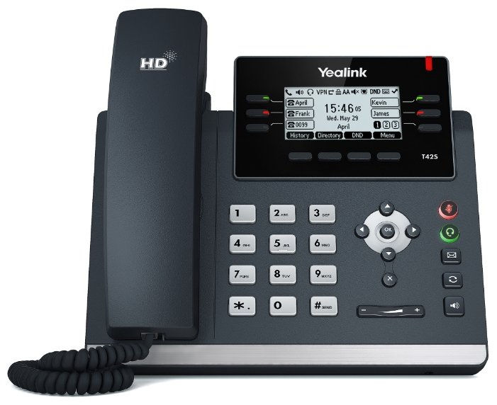 VoIP-телефон Yealink SIP-T42S (фото modal 2)