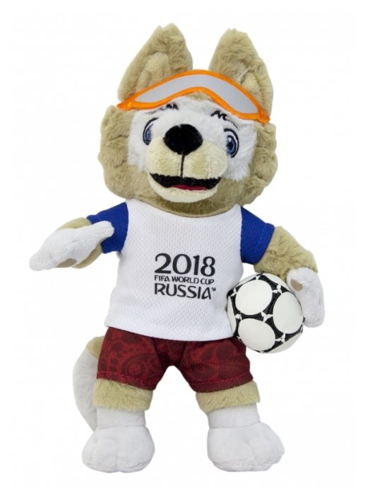 Мягкая игрушка 1 TOY FIFA-2018 Волк Забивака 33 см (фото modal 1)