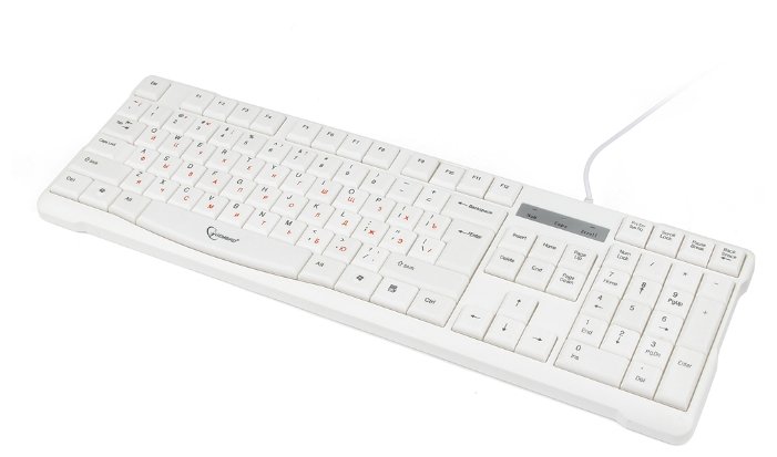 Клавиатура Gembird KB-8352U White USB (фото modal 2)