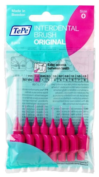 Зубной ершик TePe Original 0 Pink (фото modal 7)