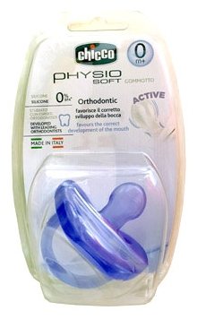 Пустышка силиконовая ортодонтическая Chicco Physio Soft 0+ (1 шт) (фото modal 9)