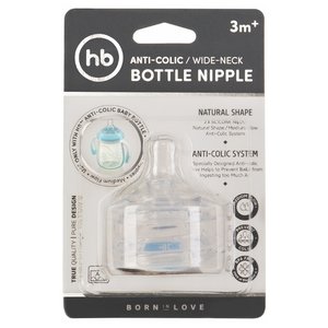 Соска Happy Baby Anti-colic Bottle Nipple 3м+ 2 шт. (фото modal nav 4)