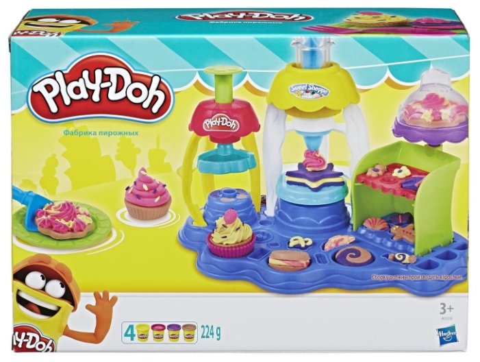 Масса для лепки Play-Doh Фабрика пирожных (A0318) (фото modal 1)