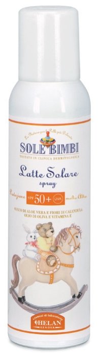 Helan Sole Bimbi солнцезащитное молочко-спрей Latte Solare Spray SPF 50 (фото modal 1)