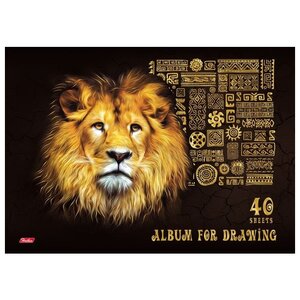Альбом для рисования Hatber 3D King Lion 29.7 х 21 см (A4), 100 г/м², 40 л. (фото modal nav 3)