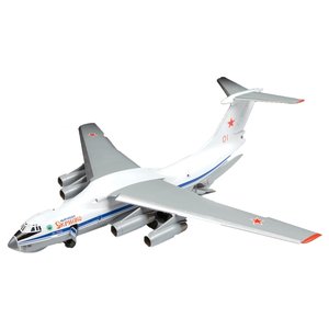 Сборная модель ZVEZDA Военно-транспортный самолёт Ил-76МД (7011) 1:144 (фото modal nav 1)
