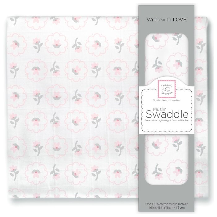Многоразовые пеленки Swaddle Designs муслин 118х118 (фото modal 3)
