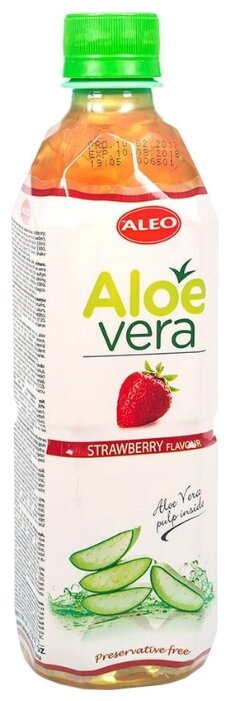 Напиток сокосодержащий Aleo Aloe Vera Strawberry (фото modal 1)