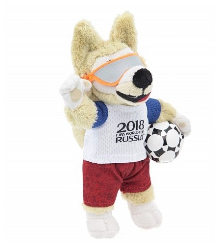 Мягкая игрушка 1 TOY FIFA-2018 Волк Забивака 40 см (фото modal 2)
