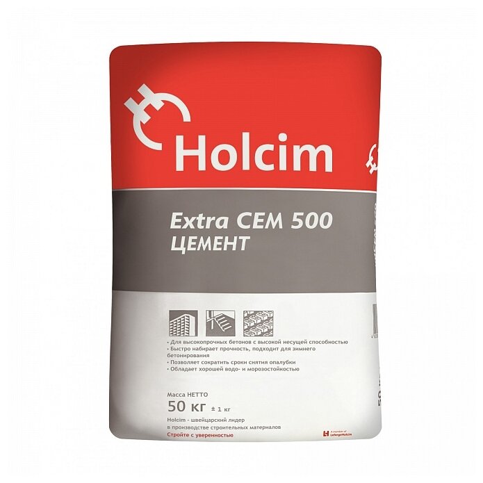 Цемент Holcim ЦЕМ II/А-К(Ш-И) 42.5Н 50 кг. М500 (фото modal 1)