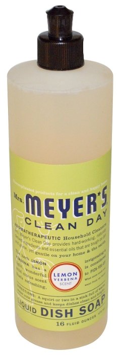 Mrs. Meyer's Clean Day Средство для мытья посуды Lemon verbena (фото modal 1)