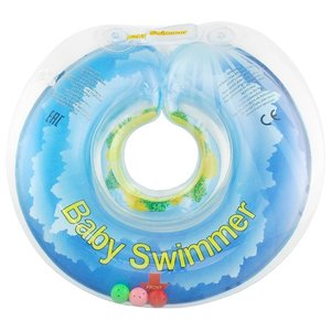 Круг на шею Baby Swimmer 0m+ (6-36 кг) с погремушкой (фото modal nav 1)