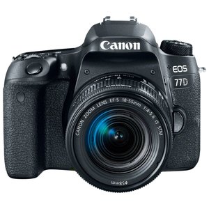 Зеркальный фотоаппарат Canon EOS 77D Kit (фото modal nav 1)