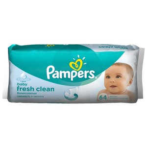 Влажные салфетки Pampers Baby Fresh Clean (фото modal nav 1)