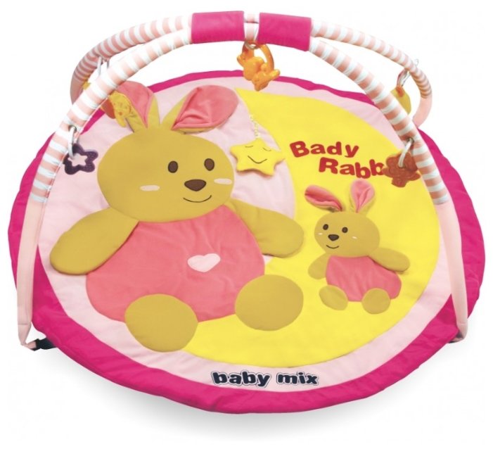 Развивающий коврик Baby Mix Два кролика (3168C) (фото modal 1)