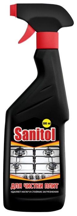 Средство для чистки плит, жидкость Sanitol (фото modal 2)