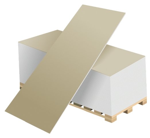Гипсокартонный лист (ГКЛ) Волма 2500х1200х9.5мм (фото modal 1)