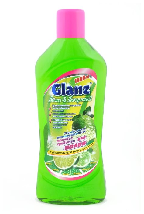 GLANZ Средство для мытья полов Лайм и бергамот (фото modal 3)