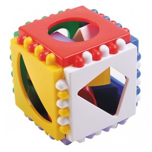 Сортер Рыжий кот Логический куб маленький И-3928 (фото modal nav 2)