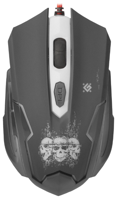 Мышь Defender Skull GM-180L Black USB (фото modal 5)