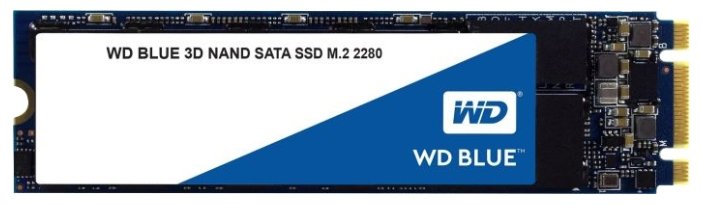 Твердотельный накопитель Western Digital WD BLUE 3D NAND SATA SSD 500 GB (WDS500G2B0B) (фото modal 1)
