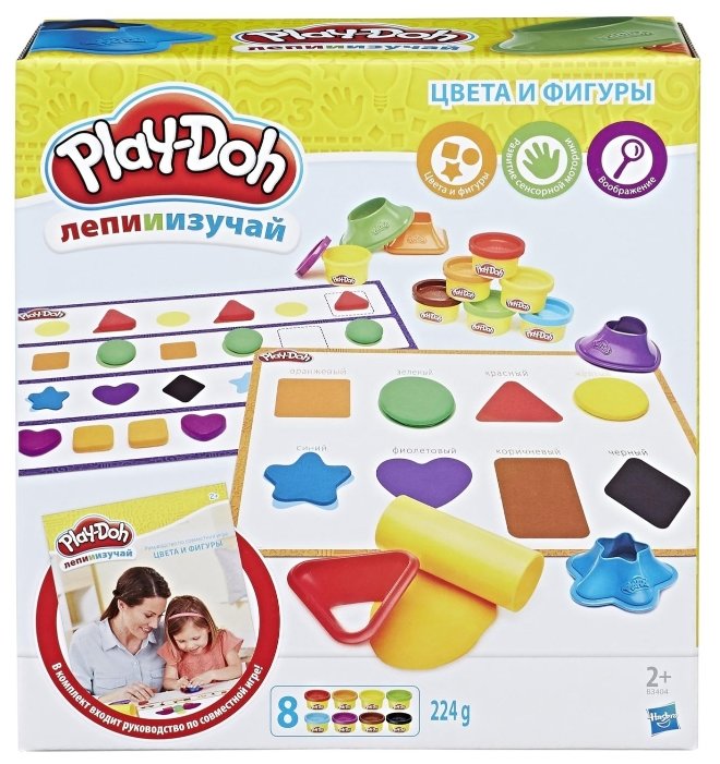 Масса для лепки Play-Doh Цвета и фигуры (B3404) (фото modal 2)