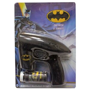 Пистолет с мыльными пузырями 1 TOY Бэтмен, 45 мл Т59658 (фото modal nav 1)