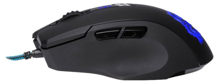 Мышь Oklick 725G DRAGON Gaming Optical Mouse Black-Blue USB (фото modal 3)