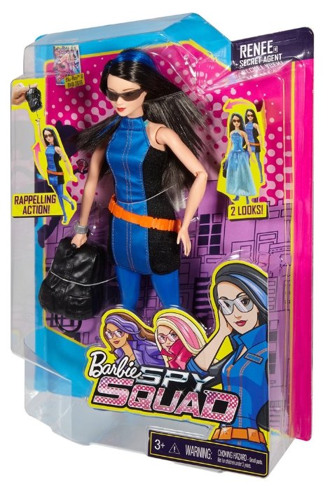 Кукла Barbie Барби и команда шпионов Секретный агент Рене, 29 см, DHF08 (фото modal 11)
