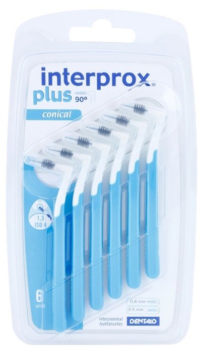 Зубной ершик Dentaid Interprox Plus Conical 1.3 (фото modal 4)