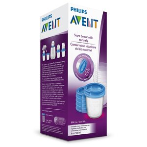 Philips AVENT Контейнеры для хранения грудного молока 180 мл (SCF619) (фото modal nav 3)