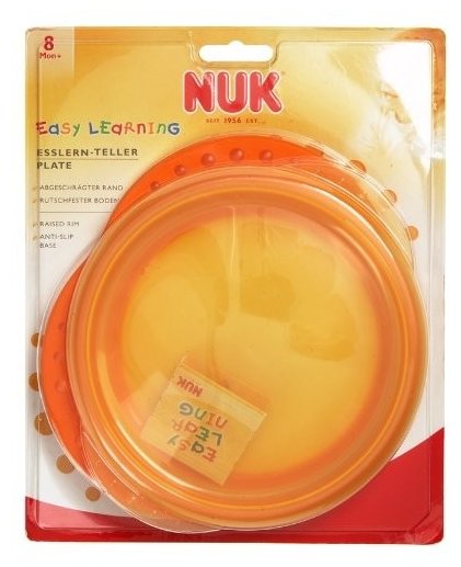 Тарелка NUK Easy Learning для обучения самостоятельному приему пищи мелкая в ассортименте (фото modal 7)