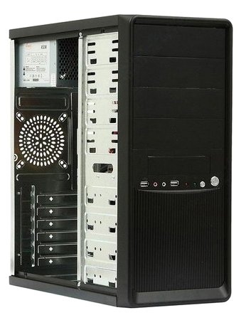 Компьютерный корпус Winard 3010 w/o PSU Black (фото modal 2)