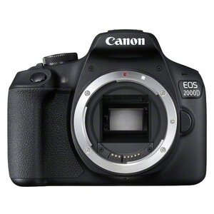 Зеркальный фотоаппарат Canon EOS 2000D Body (фото modal nav 1)