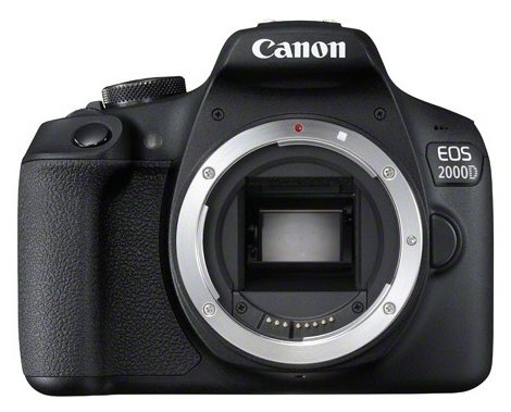 Зеркальный фотоаппарат Canon EOS 2000D Body (фото modal 1)