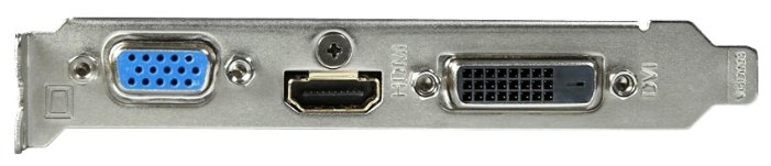 Видеокарта GIGABYTE GeForce GT 710 954Mhz PCI-E 2.0 1024Mb 1600Mhz 64 bit DVI HDMI HDCP Silent (фото modal 3)