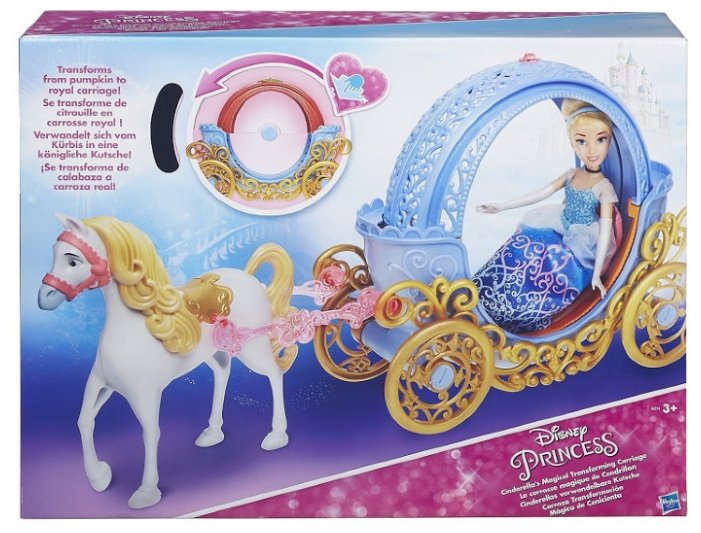 Hasbro Disney Princess трасформирующаяся карета Золушки (B6314) (фото modal 3)