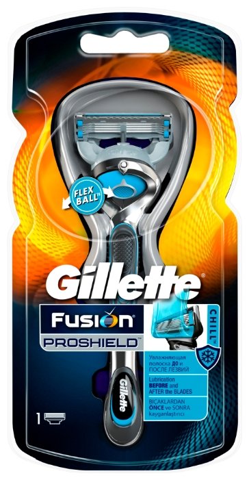 Бритвенный станок Gillette Fusion Proshield Chill (фото modal 1)