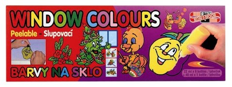Набор для творчества KOH-I-NOOR Window Colours 9740010001KK 9 цв. (22 мл.) (фото modal 1)